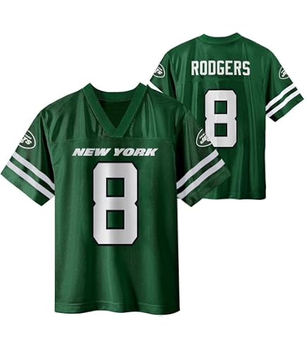 Amazon.com: Nike Aaron Rodgers New York Jets NFL Kids Youth 8-20